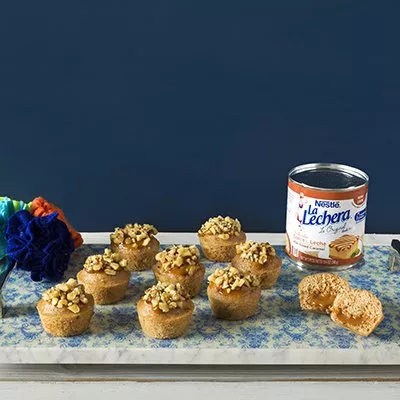Hoyitos de Dona Horneados con Dulce de Leche